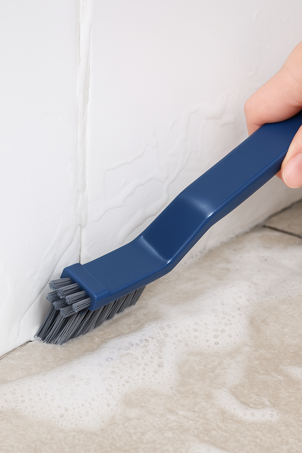 Tough Bristles Reaches deep into corners and grooves