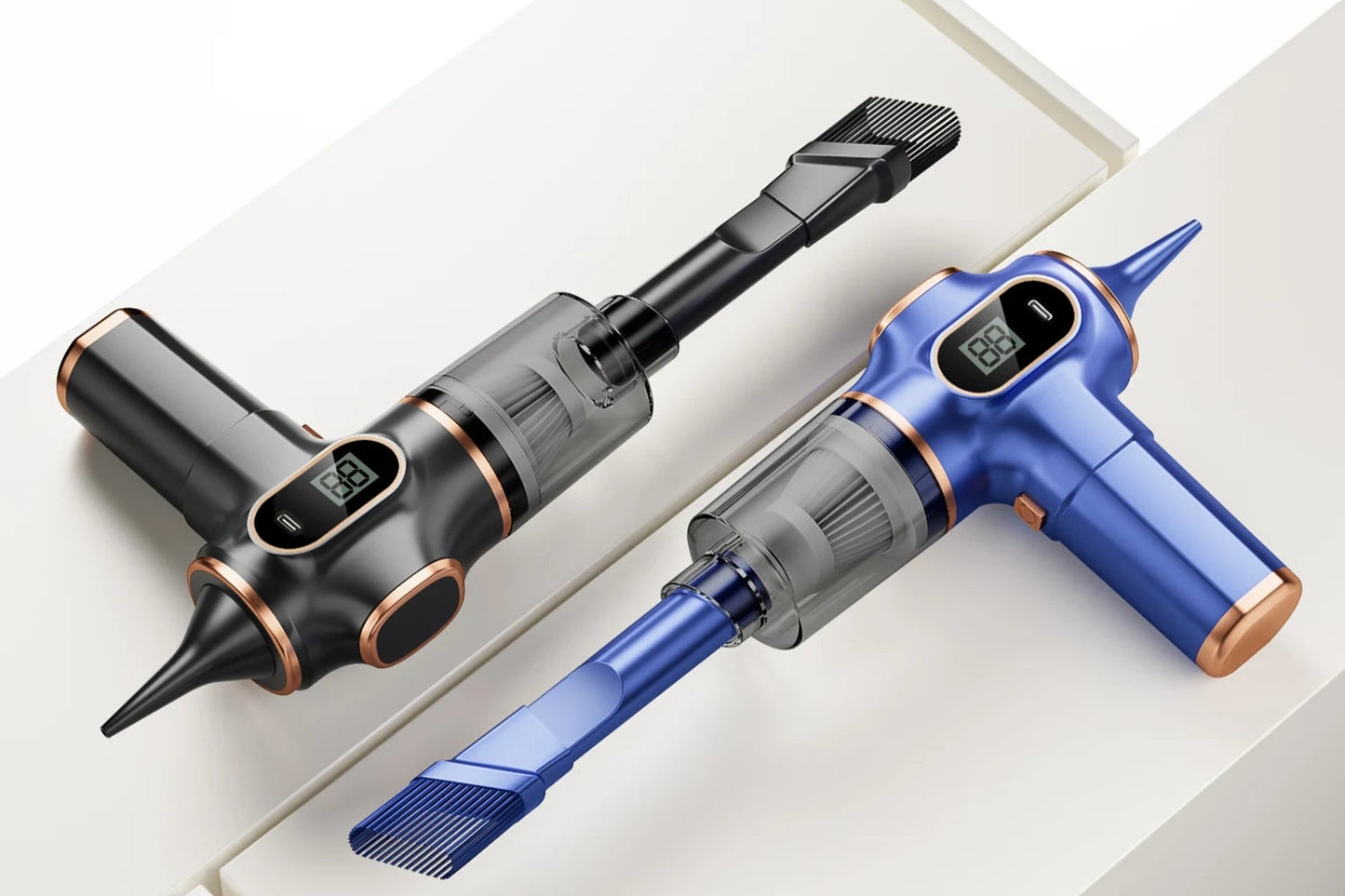 Cordless Vacuum Cleaner – High-Power for Home & Car with LED Display