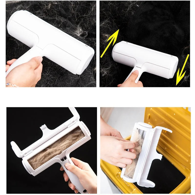 Reusable Pet Hair Roller Fast Fur Removal for Furniture & Clothes